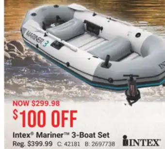 Cabela's Intex Mariner 3-Boat Set offer