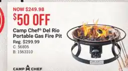 Cabela's Camp Chef Del Rio Portable Gas Fire Pit offer