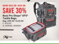 Cabela's Bass Pro Shops XPS Tackle Bags offer