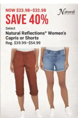 Cabela's Select Natural Reflections Women's Capris or Shorts offer