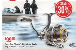 Cabela's Bass Pro Shops Signature Reels offer