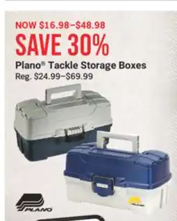 Cabela's Plano Tackle Storage Boxes offer