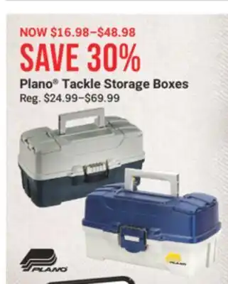 Cabela's Plano Tackle Storage Boxes offer