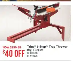Cabela's Trius 1-Step Trap Thrower offer