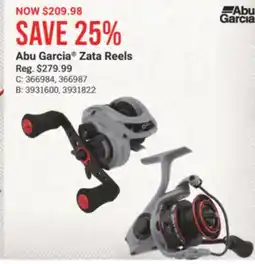 Cabela's Abu Garcia Zata Reels offer