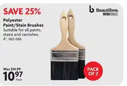 Home Hardware 4 Polyester Paint/Stain Brushes offer