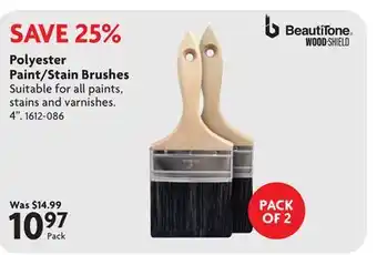 Home Hardware 4 Polyester Paint/Stain Brushes offer