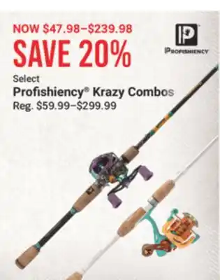 Cabela's Select Profishiency Krazy Combos offer