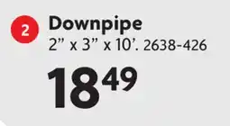 Home Hardware Downpipe Vinyl Gutter System offer