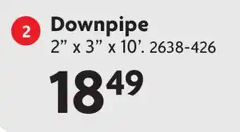 Home Hardware Downpipe Vinyl Gutter System offer