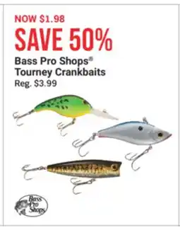 Cabela's Bass Pro Shops Tourney Crankbaits offer