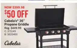 Cabela's Cabela's 36 Propane Griddle offer