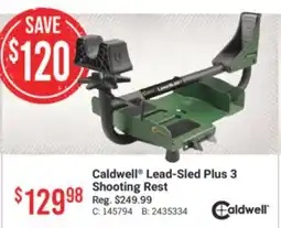 Cabela's Caldwell Lead-Sled Plus 3 Shooting Rest offer