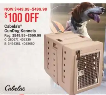 Cabela's Cabela's GunDog Kennels offer