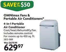 Home Hardware 4 in 1 Portable Air Conditioner offer