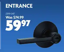Home Hardware Latitude Entrance Matte Black offer