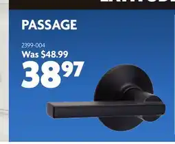 Home Hardware Matte Black Latitude Passage offer