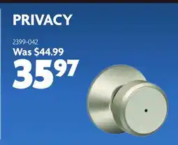 Home Hardware Satin Nickel Bowery Privacy offer