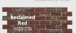 Home Hardware Reclaimed Red Faux Brick Wall Panels offer