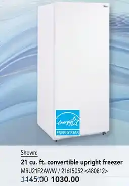 RONA Midea 21 cu. ft. convertible upright freezer offer