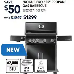 RONA ROGUE PRO 525 PROPANE GAS BARBECUE offer