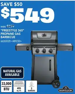 RONA FREESTYLE 365 PROPANE GAS BARBECUE offer
