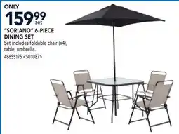 RONA SORIANO 6-PIECE DINING SET offer
