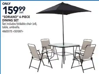 RONA SORIANO 6-PIECE DINING SET offer