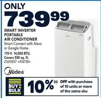 RONA SMART INVERTER PORTABLE AIR CONDITIONER offer