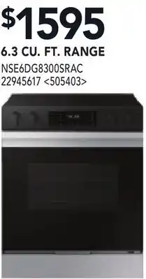 RONA 6.3 CU. FT. RANGE offer