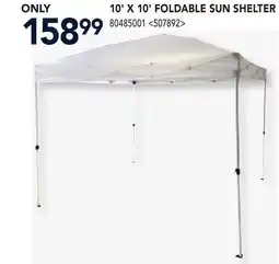RONA 10' X 10' FOLDABLE SUN SHELTER offer