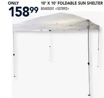 RONA 10' X 10' FOLDABLE SUN SHELTER offer