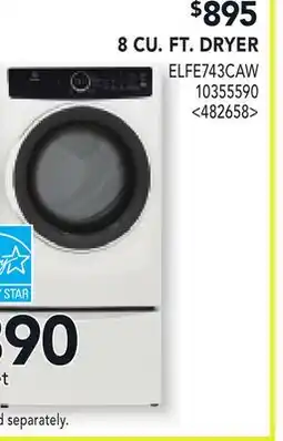 RONA 8 CU. FT. DRYER offer