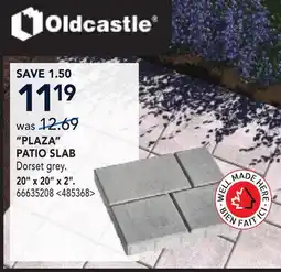 RONA PLAZA PATIO SLAB offer