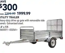 RONA UTILITY TRAILER offer