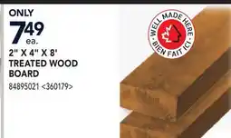 RONA 2 x 4 x 8' TREATED WOOD BOARD offer