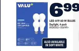 RONA LED A19 60-W BULBS Daylight, 4-pack offer