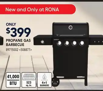 RONA PROPANE GAS BARBECUE offer