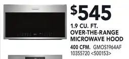 RONA 1.9 CU. FT. OVER-THE-RANGE MICROWAVE HOOD offer