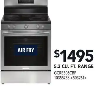 RONA FRIGIDAIRE GALLERY 5.3 CU. FT. RANGE offer