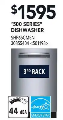 RONA 500 SERIES DISHWASHER offer