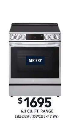 RONA 6.3 CU. FT. RANGE offer