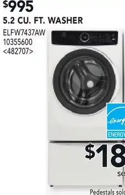 RONA ELECTROLUX 5.2 CU. FT. WASHER offer
