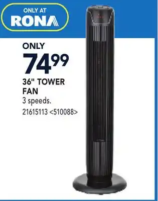 RONA 36 TOWER FAN offer