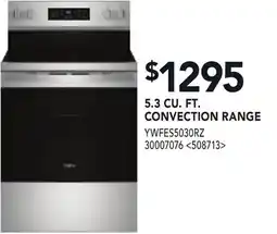 RONA 5.3 CU. FT. CONVECTION RANGE offer