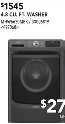 RONA 4.8 CU. FT. WASHER offer