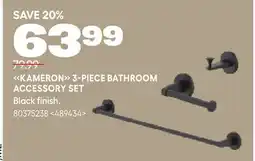 RONA KAMERON 3-PIECE BATHROOM ACCESSORY SET offer
