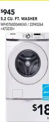 RONA 5.2 CU. FT. WASHER offer