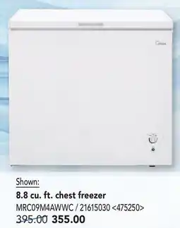 RONA 8.8 cu. ft. chest freezer offer