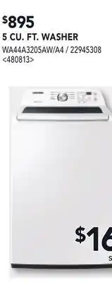 RONA SAMSUNG 5 CU. FT. WASHER offer